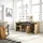 SKRAUT HOME Sideboard 200 x 75 x 35 cm Mehrfarbig / Schwarz