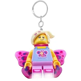 Joy Toy LEGO® Iconic, Butterfly Girl Schlüsselanhänger mit LED-Licht