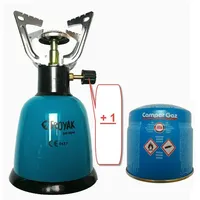 Froyak plus 1 x Campinggas Camping Gaskocher 190gr Typ 200 20,7 x 13 x 13 cm + 1x Camper-GAZ