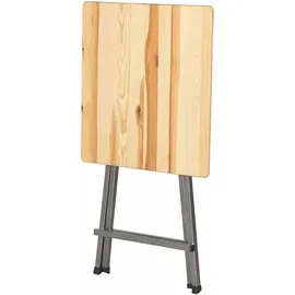natura Stehtisch 80 x 110 x 80 cm Grau