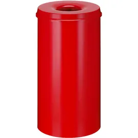 V-Part Feuerlöschender Papierkorb 50 l Rot