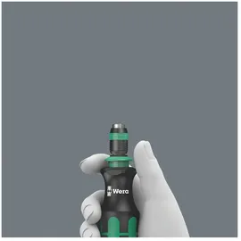 WERA Kraftform Kompakt 20 mit Tasche 7-teilig Schwarz-Grün