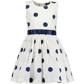 BLUE SEVEN - Kleid Polka Dots ärmellos in weiß, Gr.98,