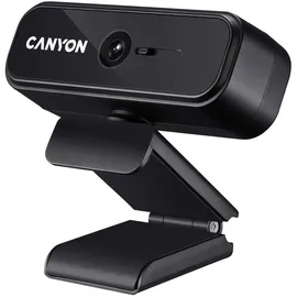 Canyon HD 720p Webcam C2 (0.90 Mpx), Webcam, Schwarz