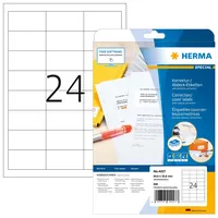 Herma 4227 Korrekturetiketten blickdicht, 800 Blatt, 64,6 x 33,8