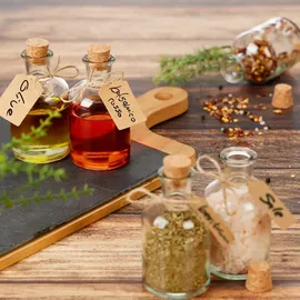 Relaxdays Deko-Glas 125 ml 16 St.