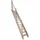 starwood treppen Raumspartreppe 60 cm Eichenholz 279,5 cm Edelstahl