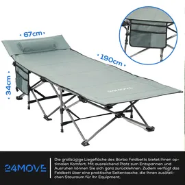 24move Feldbett 24MOVE grau