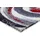colani 42 60 x 100 cm grau/rot