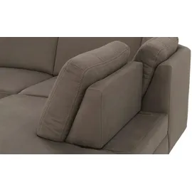Sofa.de Eckcouch Mikrofaser 3-Sitzer Grau