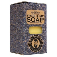 Dr K Soap Company Fresh Lime Body Soap XL 225g - milde Kernseife mit frischen Duft nach Limette und Zitronengras