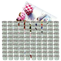 Mambocat 100er Set Sturzglas 230 ml Marmeladenglas Einmachglas Einweckglas