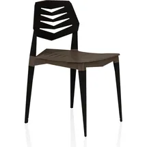 hjh living Flecharo Gartenstuhl 4-Fuß-Gestell 0 x 0 x 0 cm braun/schwarz