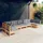 vidaXL Garten-Lounge-Set 7-tlg. grau Kiefer