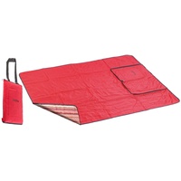 Pearl 3in1-Multi-Picknickdecke mit Sitzkissen & Zudecke, waschbar, 150x130cm