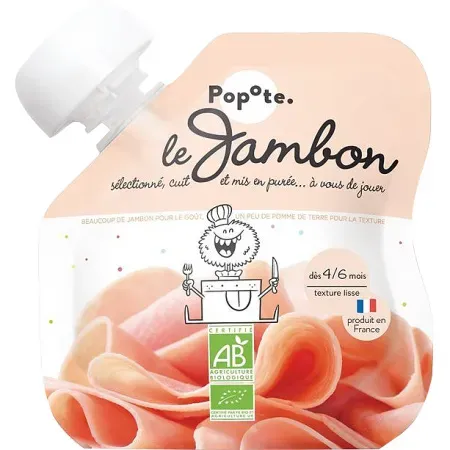 Popote Schinken Ab 4/6 Monaten 60g