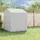 vidaXL Outdoor-Hundezwinger mit Dach Silbern 2x10x2,5 m Stahl Verzinkt