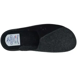 FLY FLOT Pantoffel Filz Schwarz 45