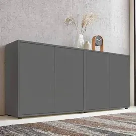 MID.YOU Sideboard Mailand Set 2 Anthrazit