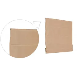KS Handel 24 Basic Raffrollo Faltrollo 160x240 cm Mocca Raffgardine