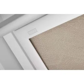 VELUX Verdunkelungsrollo DKL F04 4579SWL Sandbeige gepunktet, Schiene