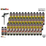 Brandschutzschaum B1 Bauschaum 36x750ml 2x Reiniger Montageschaum Schaum Pistole
