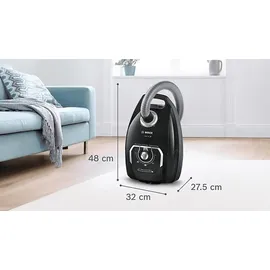 Bosch BGL8XALL Staubsauger, maximale Leistung: 650 Watt