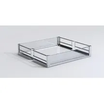 Vauth-Sagel Vauth-Sagel, VS TAL Larder Einhängekorb Artline - Reling silber/Boden grau/Seitenteile satiniert