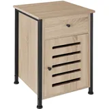 Tectake Nachtschrank Waterford 40 x 42 x 60,5 cm Braun