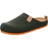 Rohde Herren Pantoffel Hausschuh Softfilz Napoli-H 6900, Größe:41 EU, Farbe:Grün - Grün - 41