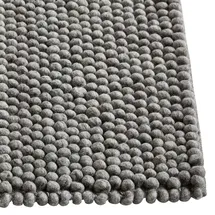 HAY Peas Wollteppich 170 x 240 cm Grau