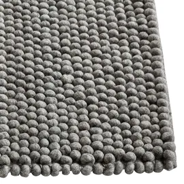 HAY Peas Wollteppich 170 x 240 cm Grau