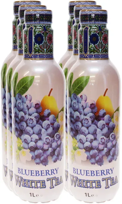 AriZona Blueberry White Tea, 6er Pack (EINWEG) zzgl. Pfand