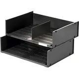 Durable Briefablageschale A3 Querformat, optimo Blauer Engel, 4 Stück, anthrazit, 1700786058