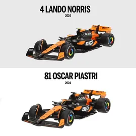 BBURAGO F1 McLaren MCL38 ́24 2er-Set 1:43 Modellauto
