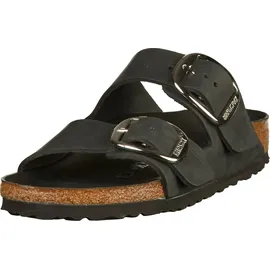 Birkenstock Damen Arizona Big Buckle Sandalen braun, Schwarz(black), 35 EU schmal