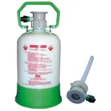 ich-zapfe Reinigungsbehälter 5l (Fitting zur Auswahl), Korb