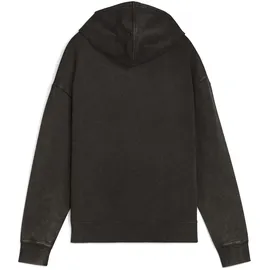 Puma Hoodie Essentials Elevated Relaxed Wash Schwarz L