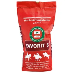 Salvana Favorit S 25kg - mineralisiertes Kraftfutter, Pellets für Pferde