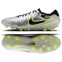 Nike Tiempo Legend 10 Elite Kunstrasenschuhe Herren Metallic Silver/Black 43