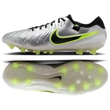 Nike Tiempo Legend 10 Elite Kunstrasenschuhe Herren Metallic Silver/Black 43