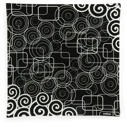 Excelsa Platte/Tablett Magic Glas 30 Cm Schwarz