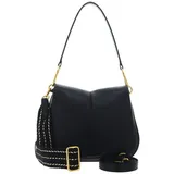 Gianni Chiarini Umhängetasche Shoulder Bag, aus echtem Rindsleder schwarz