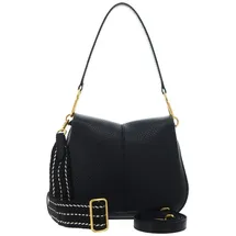 Gianni Chiarini Umhängetasche Shoulder Bag, aus echtem Rindsleder schwarz