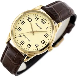 Casio Collection MTP-V001GL-9BUDF Herrenuhr - Gold/Braun