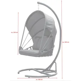 Jet-Line Hängesessel Saturna anthrazit