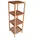 Primaster Standregal Holz 36 x 36 x 112 cm braun