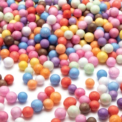Mini Regenbogen Styropor Kugeln ( 30g) Bastelmaterial