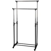 Alpina Garderobenständer Höhenverstellbar Schwarz