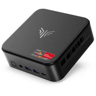 NiPoGi E3B Mini PC AMD Ryzen 7 5700U(Bis zu 4,3GHz) 16GB DDR4 512GB SSD mit Radeon RX Vega 8 Graphics Micro Desktop Computer Für Büro/Heimkino/Meeting/Business/Trip |WiFi 6|BT 5.2|USB3.2